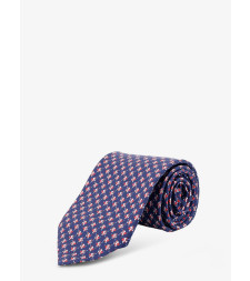 [Ferragamo] Tie FW26 351442794550BLUSCUROROSSO