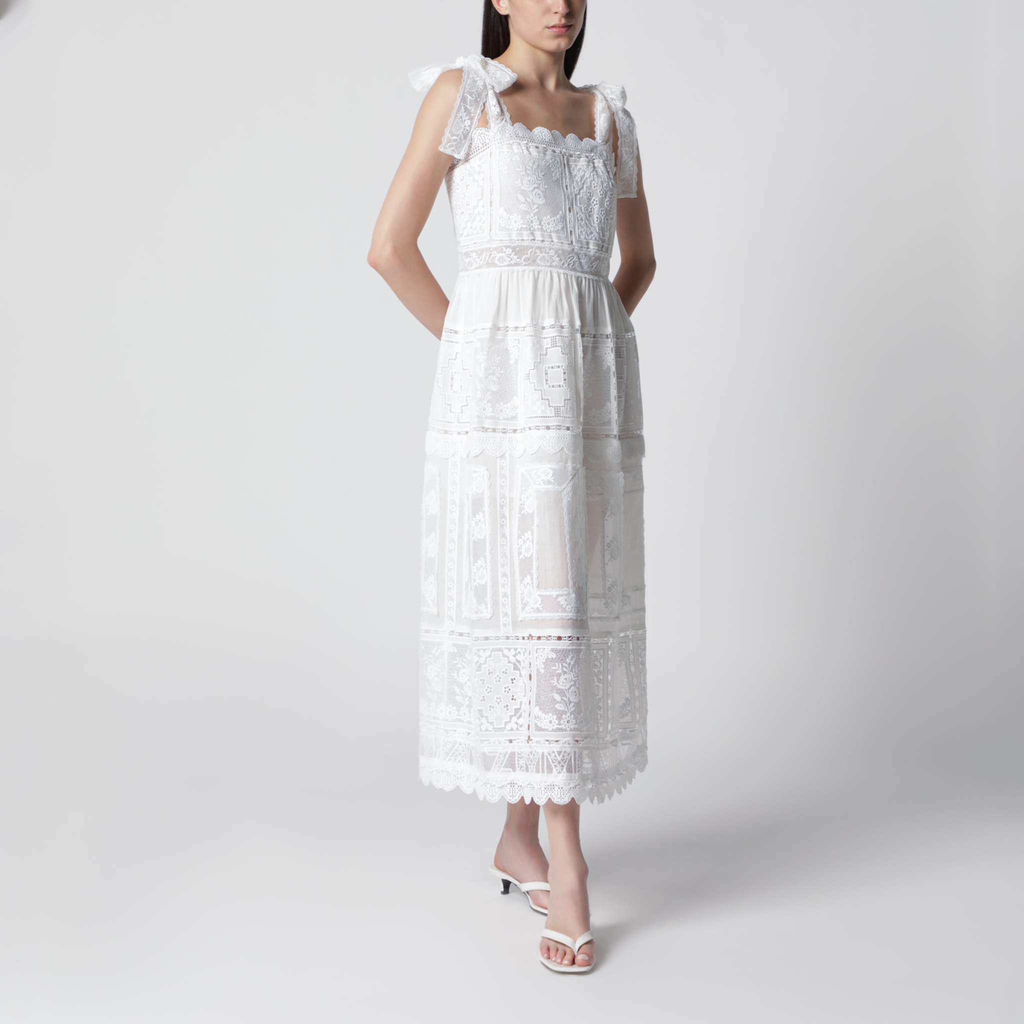 [Zimmermann] Sleeveless dress FW26 9053DSS261PL