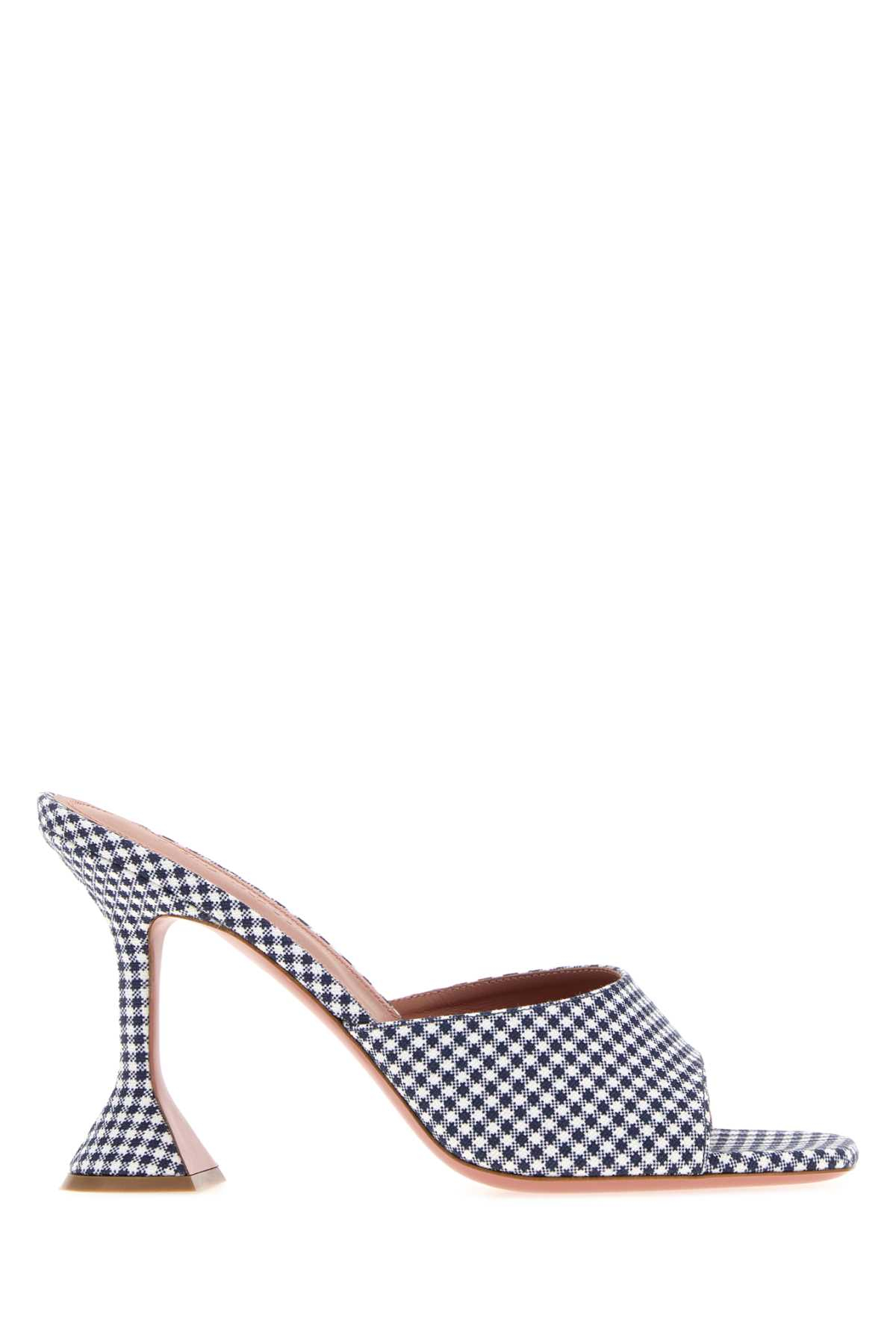 [Amina Muaddi] Sandals SS26 LUPITASLIPPER95 BLUE&WHITE