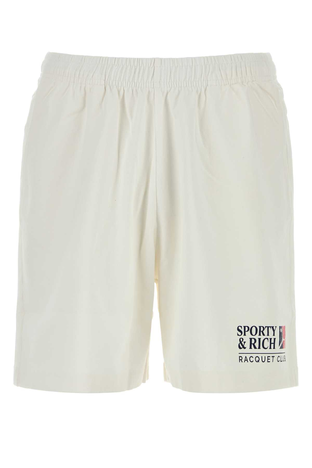 [SPORTY & RICH] Shorts SS26 SH039710431WH01 WHINAVRUB