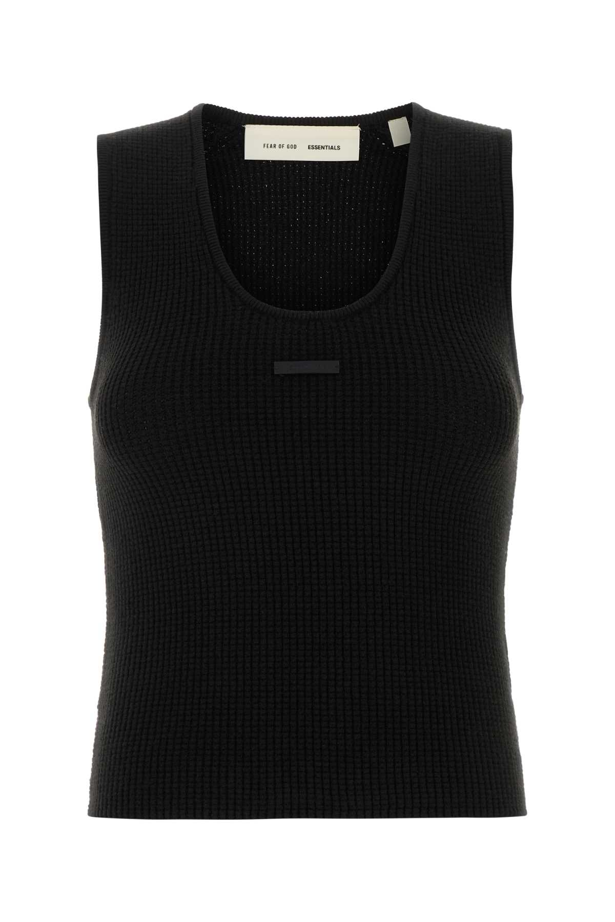 [FEAR OF GOD ESSENTIAL] T-shirts Sleeveless SS26 192HO259251FW VINTAGEBLACK