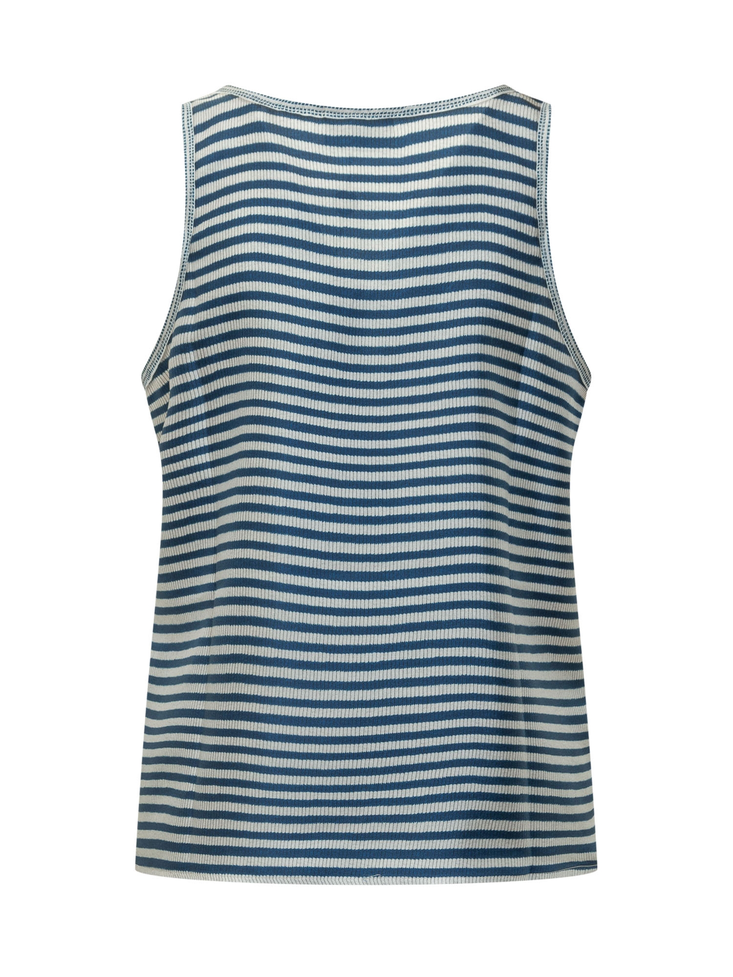 [Pierre Louis Mascia] Tank top SS26 CAN12778518248102 BLU BIANCO