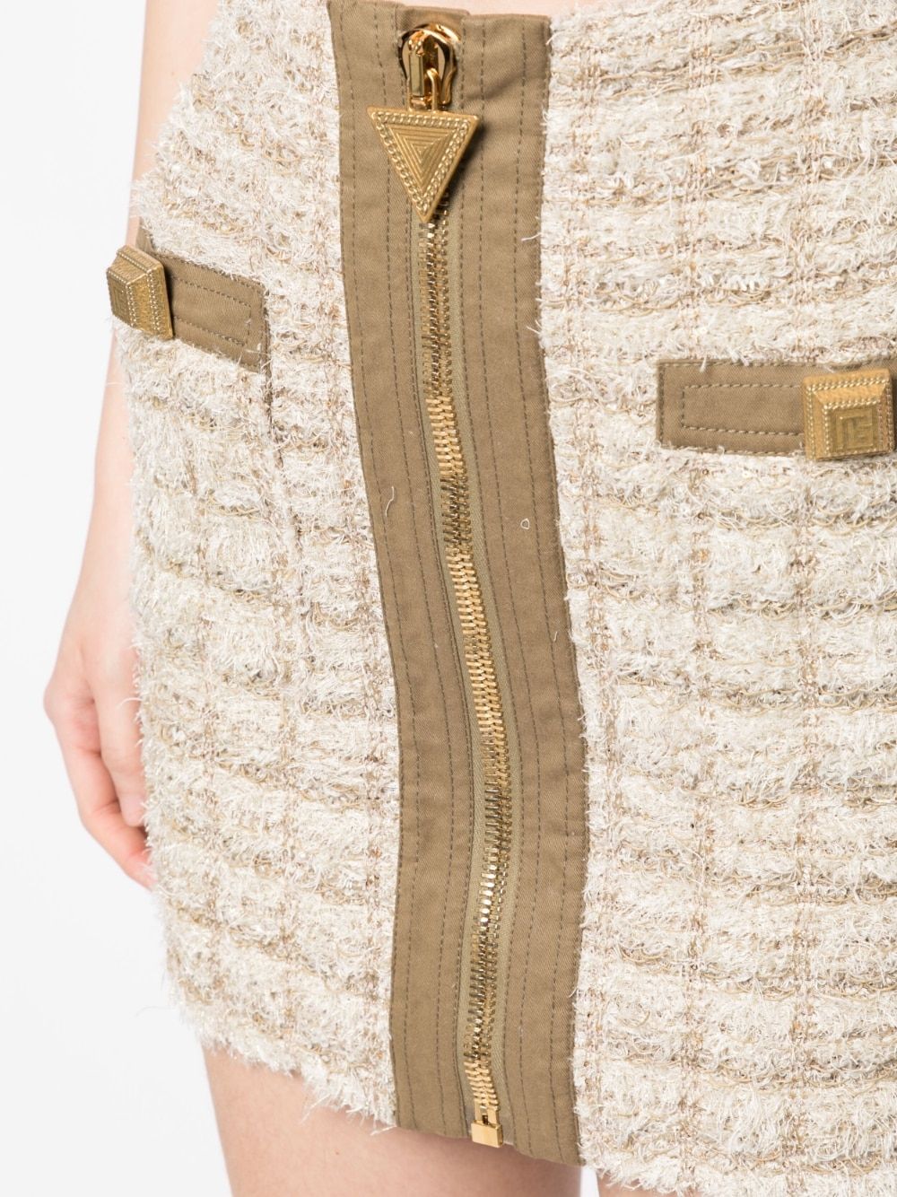 [BALMAIN PARIS] Mini skirt SS23 AF1LB012 KD77