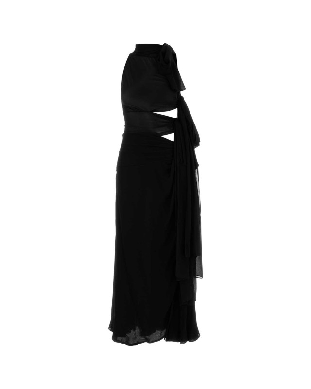[Alaia] Sleeveless dress FW25 AA9R2772T666B 995