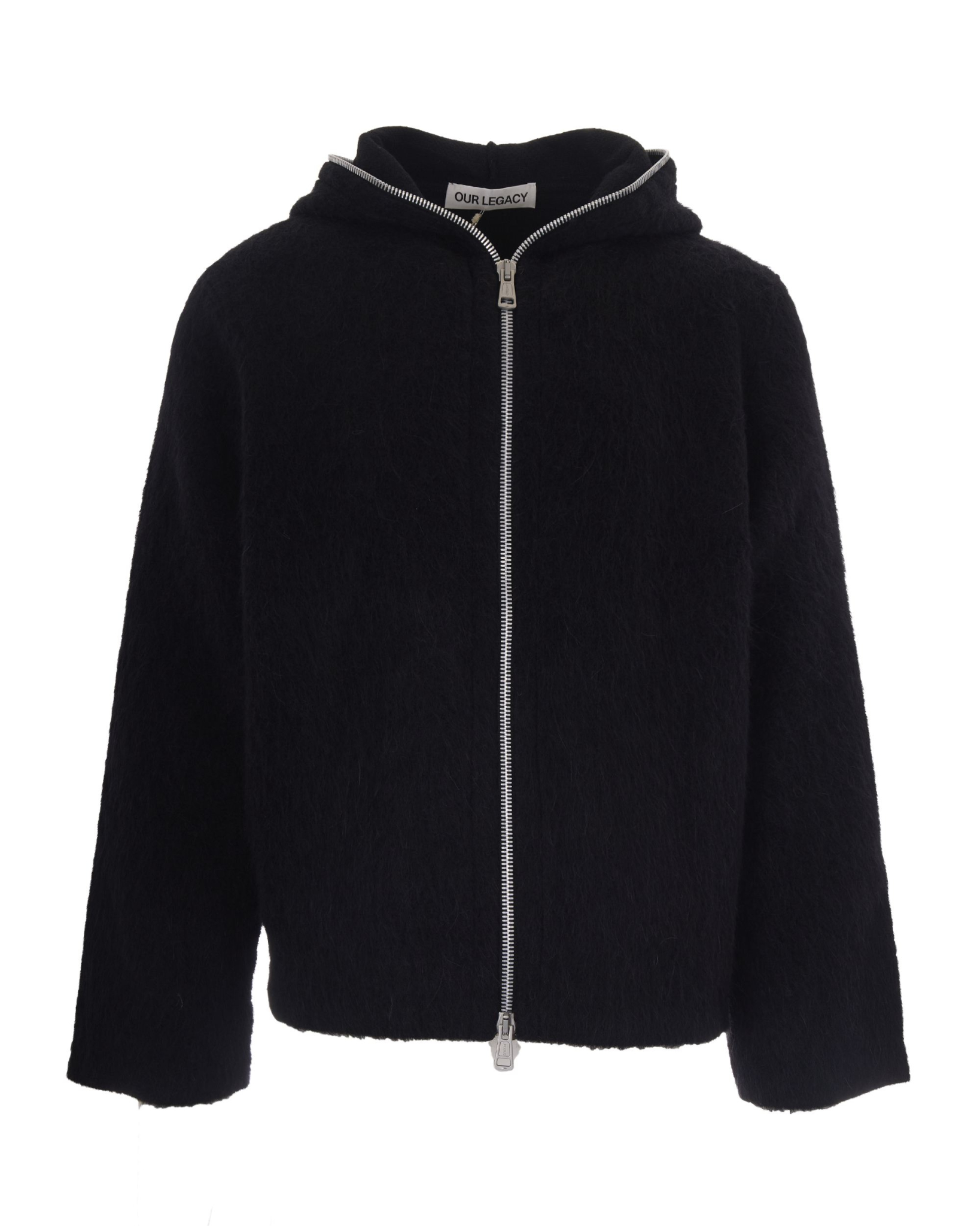 [Our Legacy] Zip up FW26 M4243FBHBlack Hairy Wool
