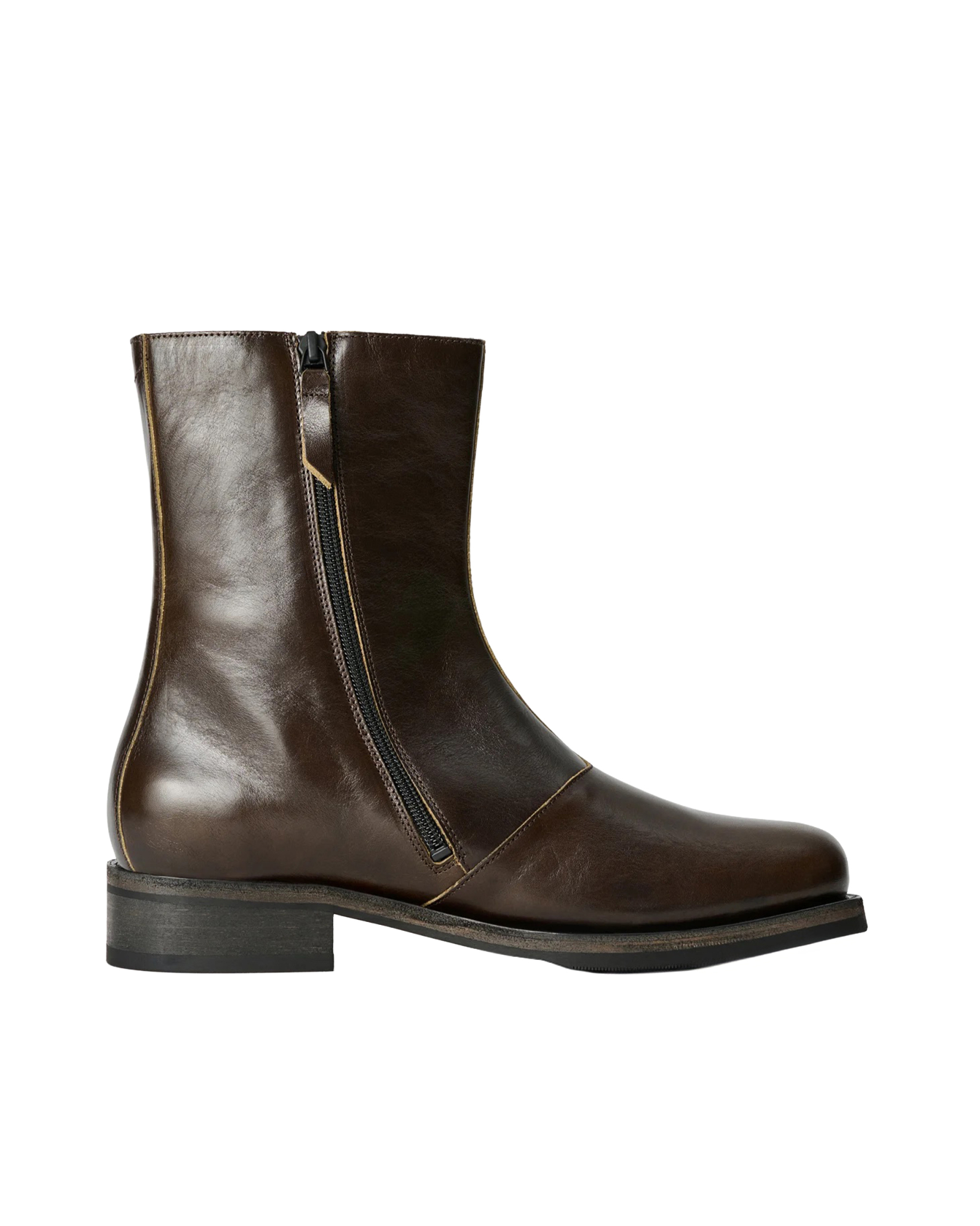 [Our Legacy] Ankle boots FW26 A2267CDODeep Olive Leather