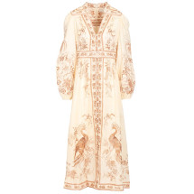 [Zimmermann] Long sleeve dress CO 3501DSS262CRTFL