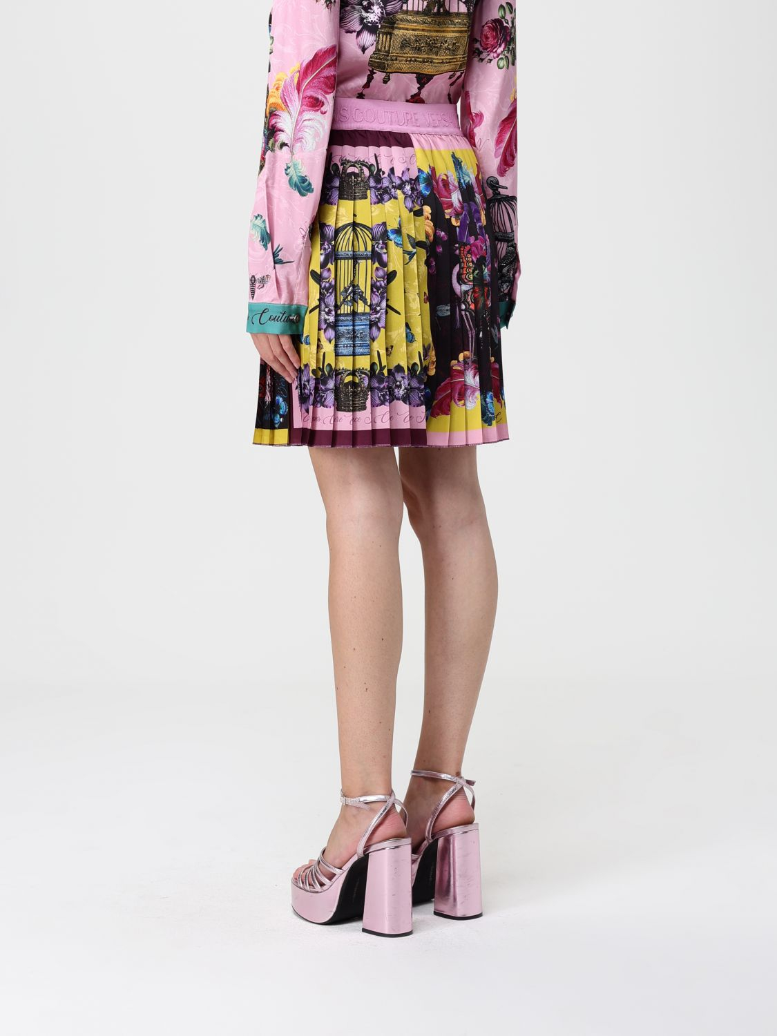 [VERSACE JEANS COUTURE] Mini skirt FW25 79HAE8P0NS726 459