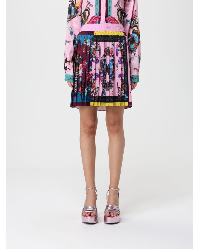[VERSACE JEANS COUTURE] Mini skirt FW25 79HAE8P0NS726 459