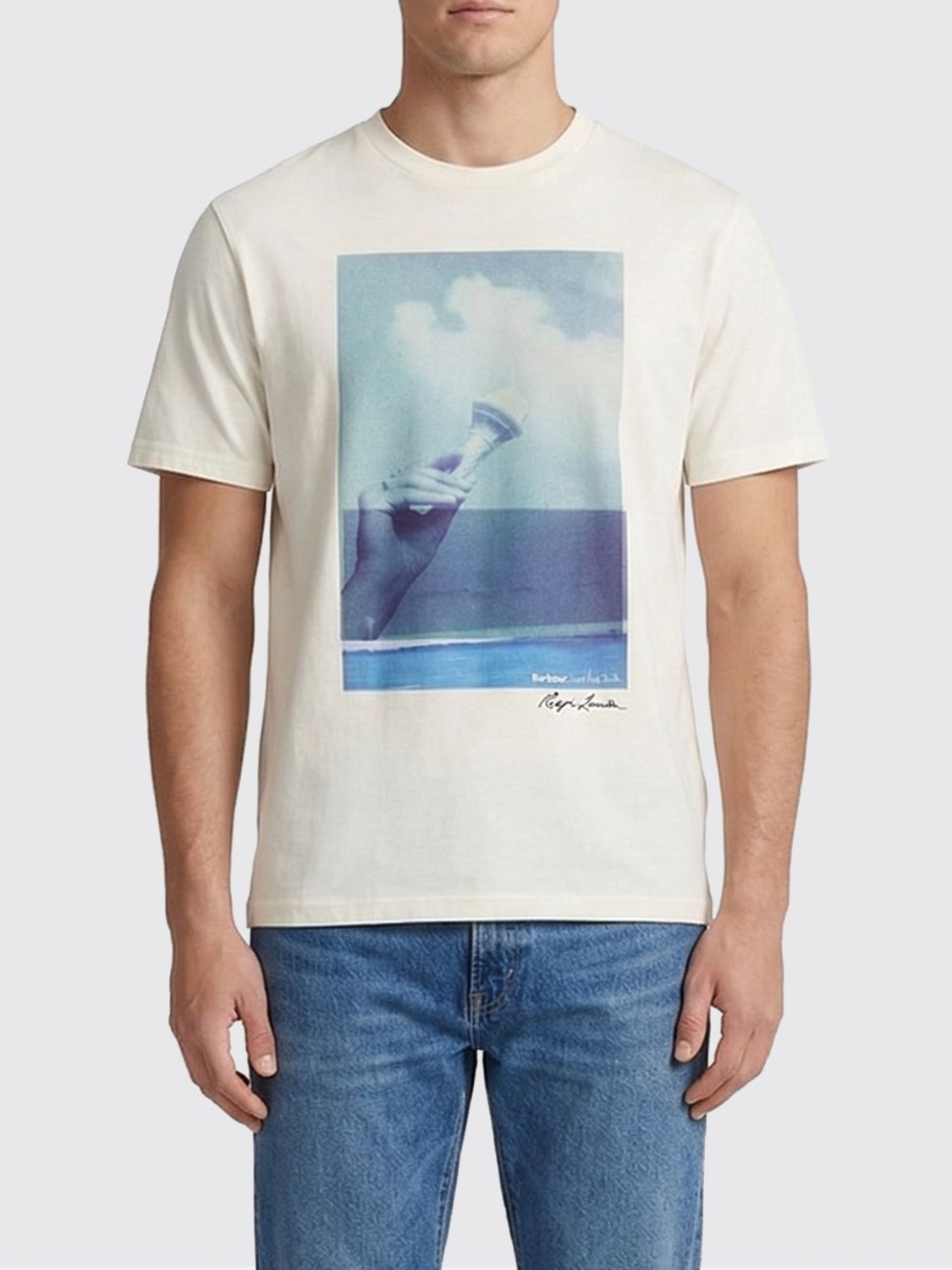 [Barbour] T-shirts Short Sleeve SS26 MTS1613 WH32