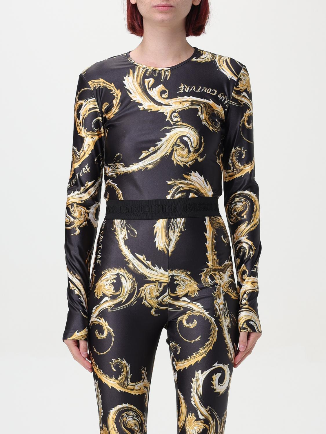 [VERSACE JEANS COUTURE] T-shirts Long Sleeve FW24 77HAM2A1JS360 G89