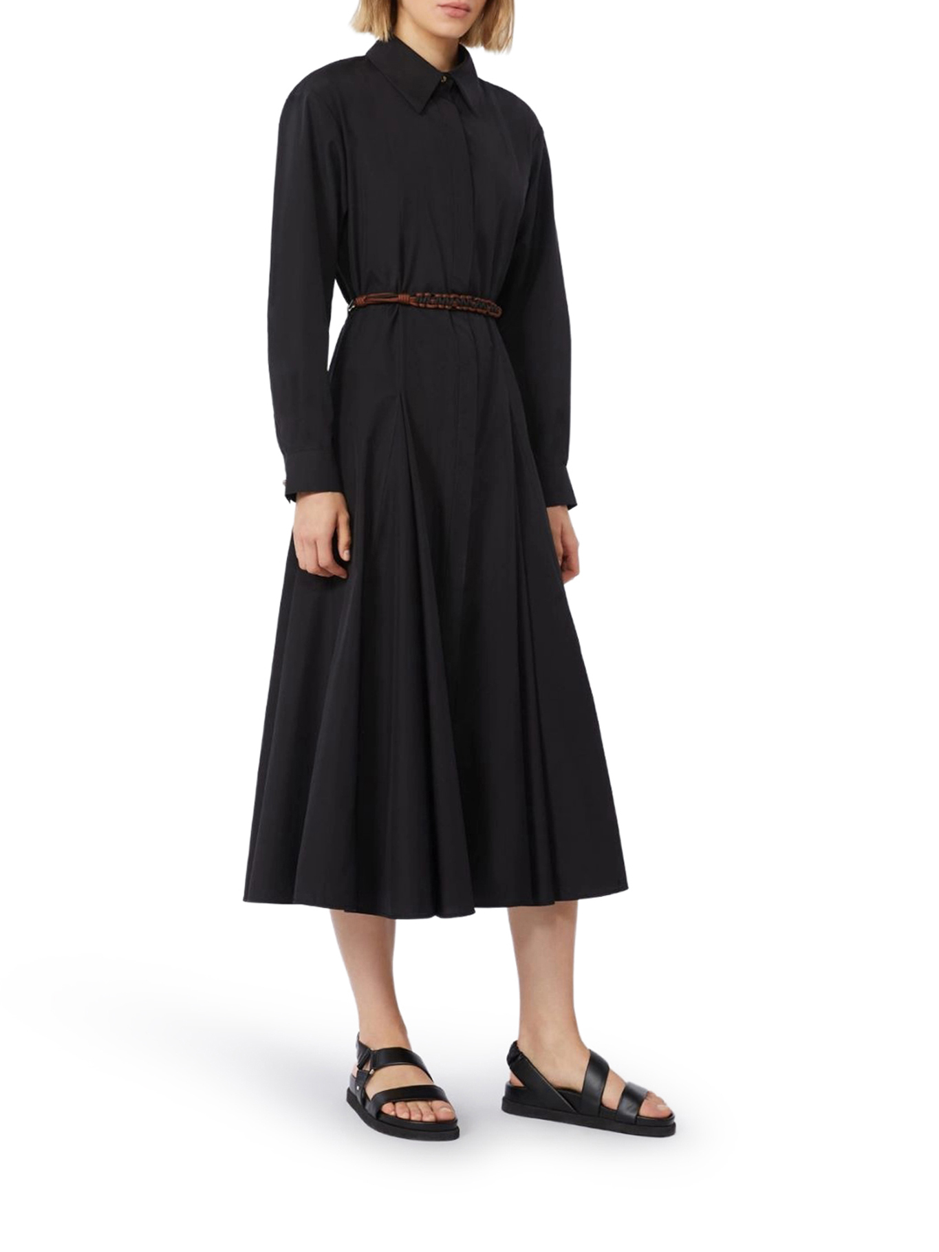 [MAX MARA STUDIO] Long sleeve dress SS26 2616221062600004 BLACK