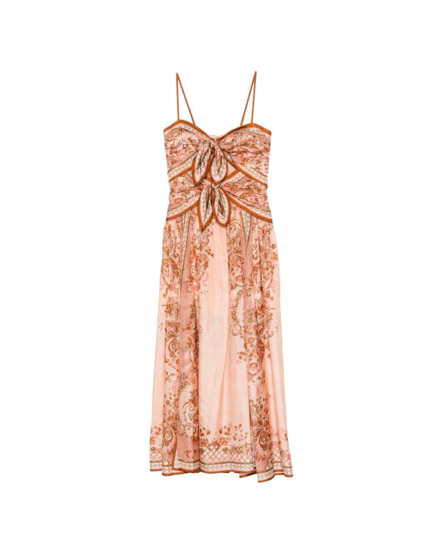 [Zimmermann] Sleeveless dress FW26 8062DSS261PPSFL