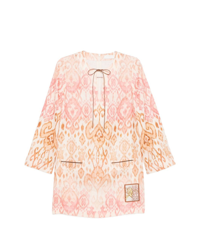 [Zimmermann] Long sleeve dress FW26 8013DSS261PNKIKA