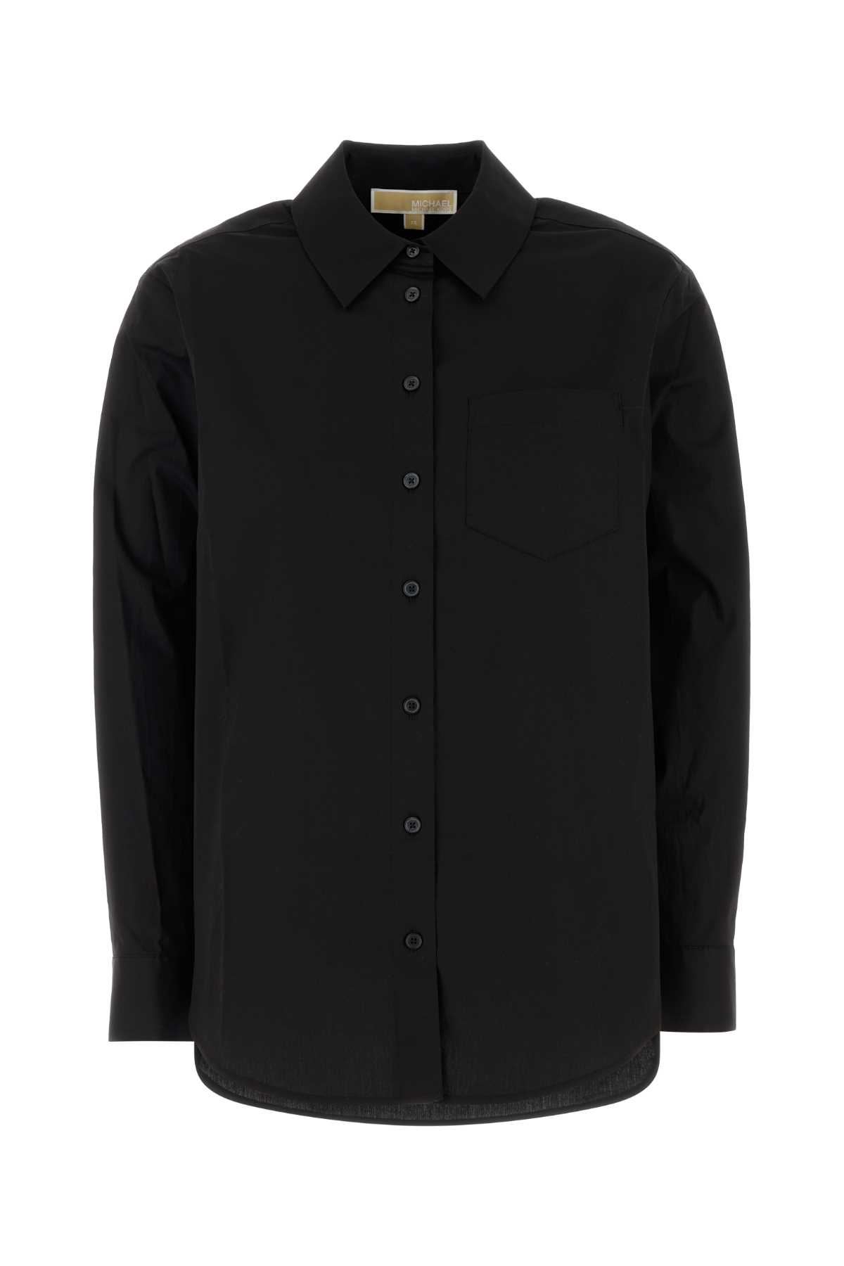 [MICHAEL BY MICHAEL KORS] Shirts Long Sleeve FW25 MT540TYF4C BLACK