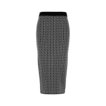 [MICHAEL BY MICHAEL KORS] Long skirt FW25 MT570J8HQG NICKEL