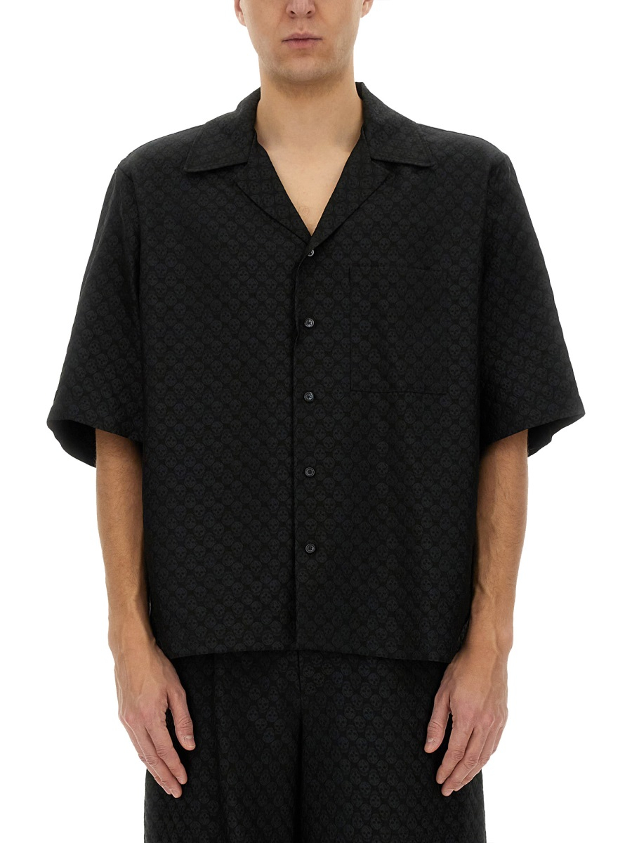 [Alexander McQueen] Shirts Short Sleeve SS25 814693_QRABU1010