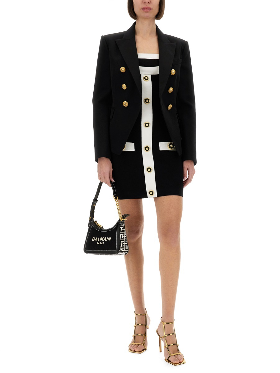 [Balmain] Sleeveless dress SS25 EF1R2390KH99_EAB