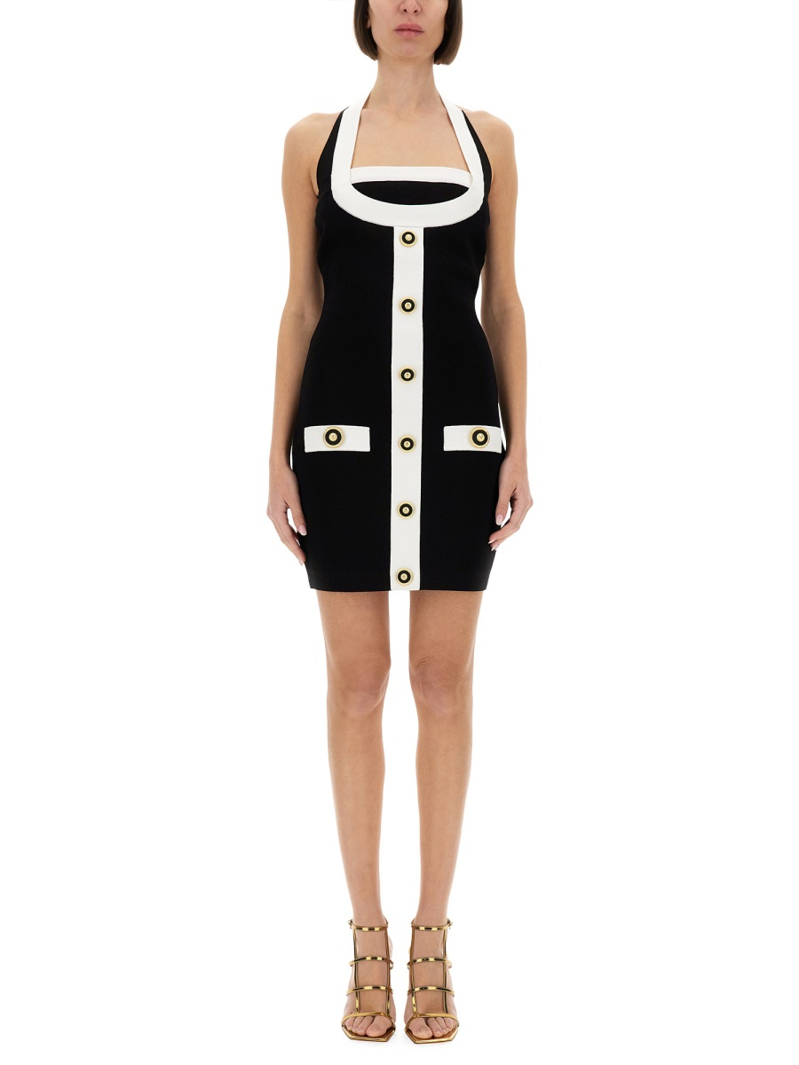 [Balmain] Sleeveless dress SS25 EF1R2390KH99_EAB