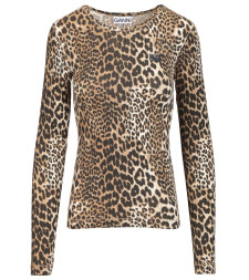 [GANNI] T-shirts Long Sleeve CO A1050180859