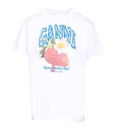 [GANNI] T-shirts Short Sleeve CO A1050201151