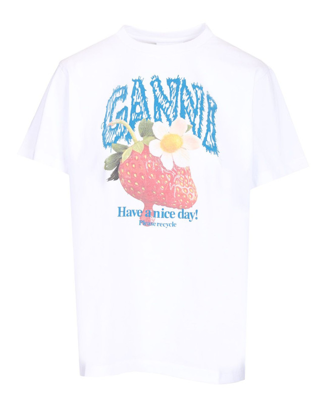 [GANNI] T-shirts Short Sleeve CO A1050201151