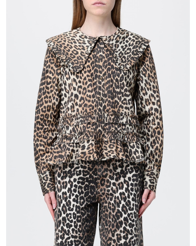 [GANNI] Shirts Long Sleeve SS26 A1040119 859