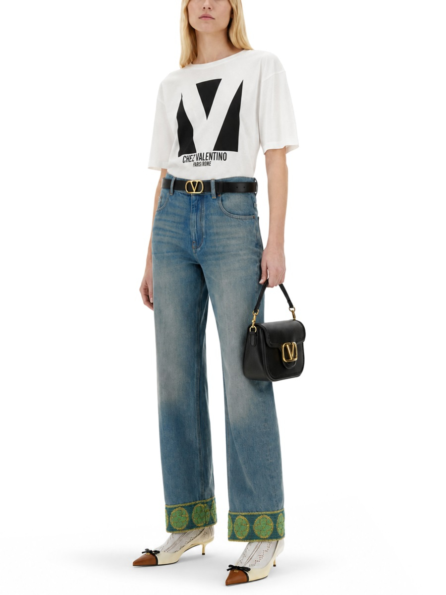 [Valentino] T-shirts Short Sleeve SS25 6B3MG24H95W_A03