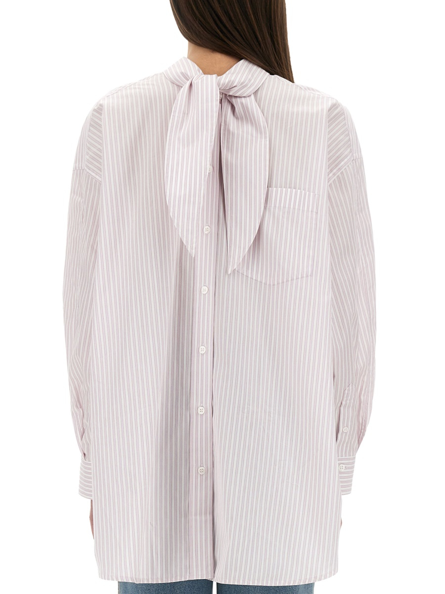 [VICTORIA BECKHAM] Shirts Long Sleeve SS25 1225WSH006261A_LILAC/PAPRIKA/WHITE