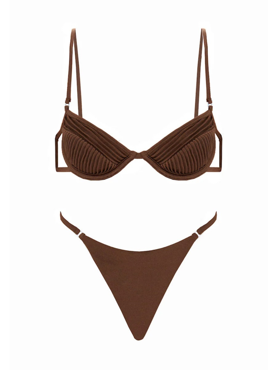 [SELIA RICHWOOD] Bikini SS25 AMYBIKINI_BROWN
