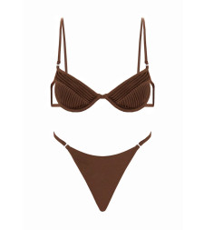 [SELIA RICHWOOD] Bikini SS25 AMYBIKINI_BROWN