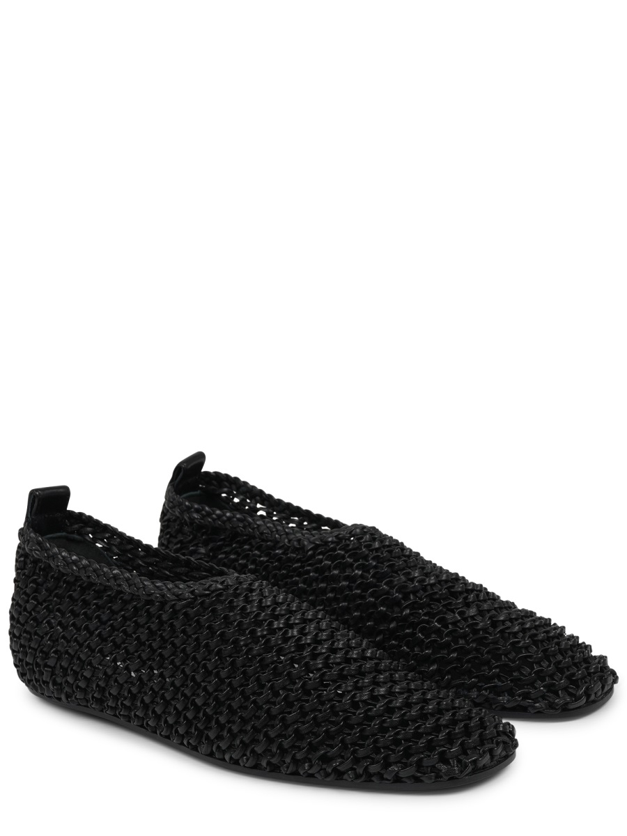[TOTEME] Flat shoes SS25 252WAS2358LE0134_BLACK001