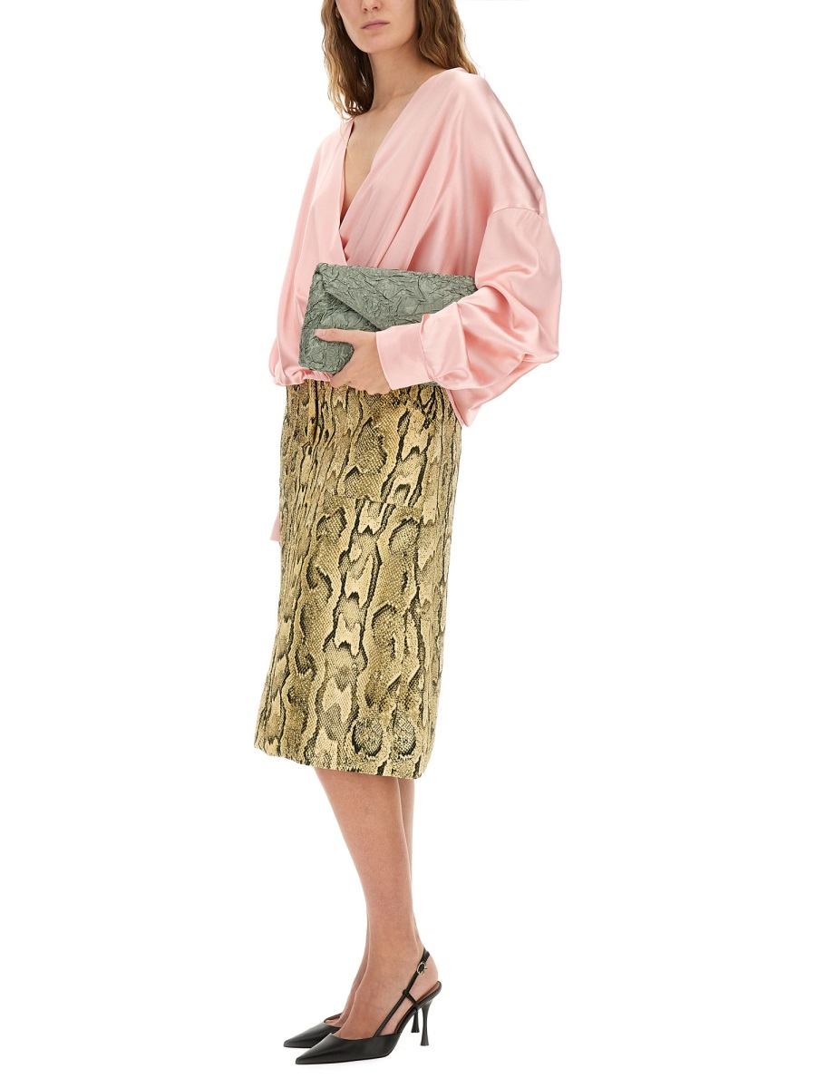 [DRIES VAN NOTEN] Midi skirt SS25 010809_1417103
