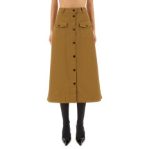 [Saint Laurent] Midi skirt SS25 817344_Y04VY2100