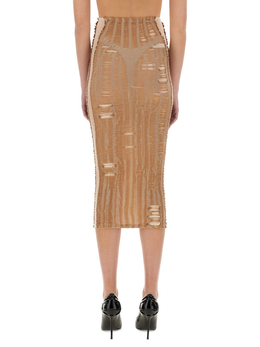 [Diesel] Midi skirt SS25 A19220_0BJBI33S