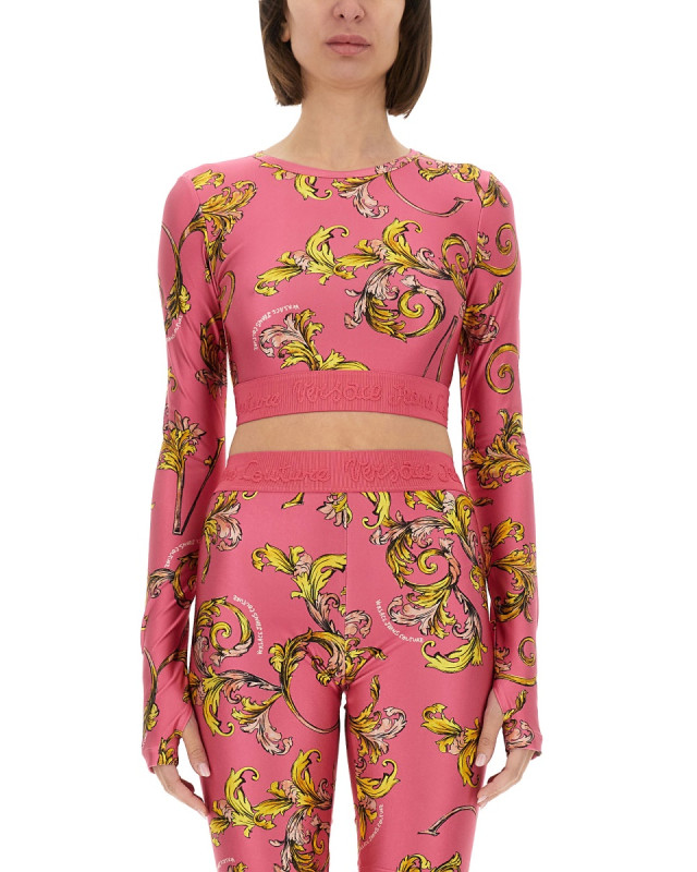 [VERSACE JEANS COUTURE] T-shirts Long Sleeve SS25 78HAH218_JS470494