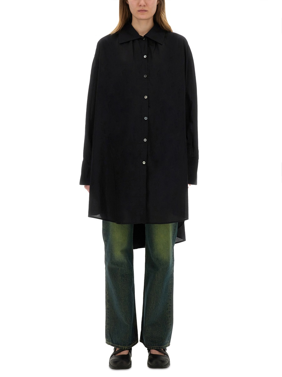 [Our Legacy] Long sleeve dress SS25 W2257GB_BLACKVOILE