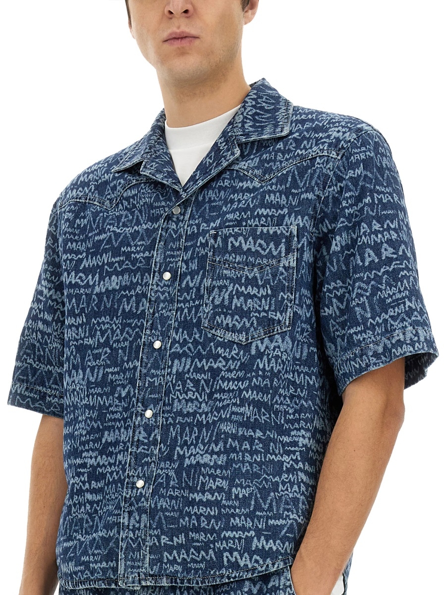 [Marni] Shirts Short Sleeve SS25 CUJU0024A0_USCX38LOB95