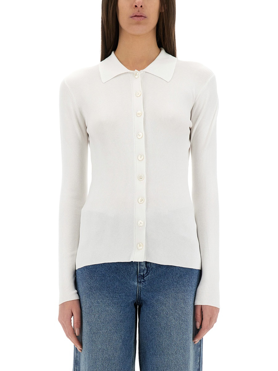 [MICHAEL BY MICHAEL KORS] Shirts Long Sleeve SS25 MR56135GW2_117OPTICWHITE