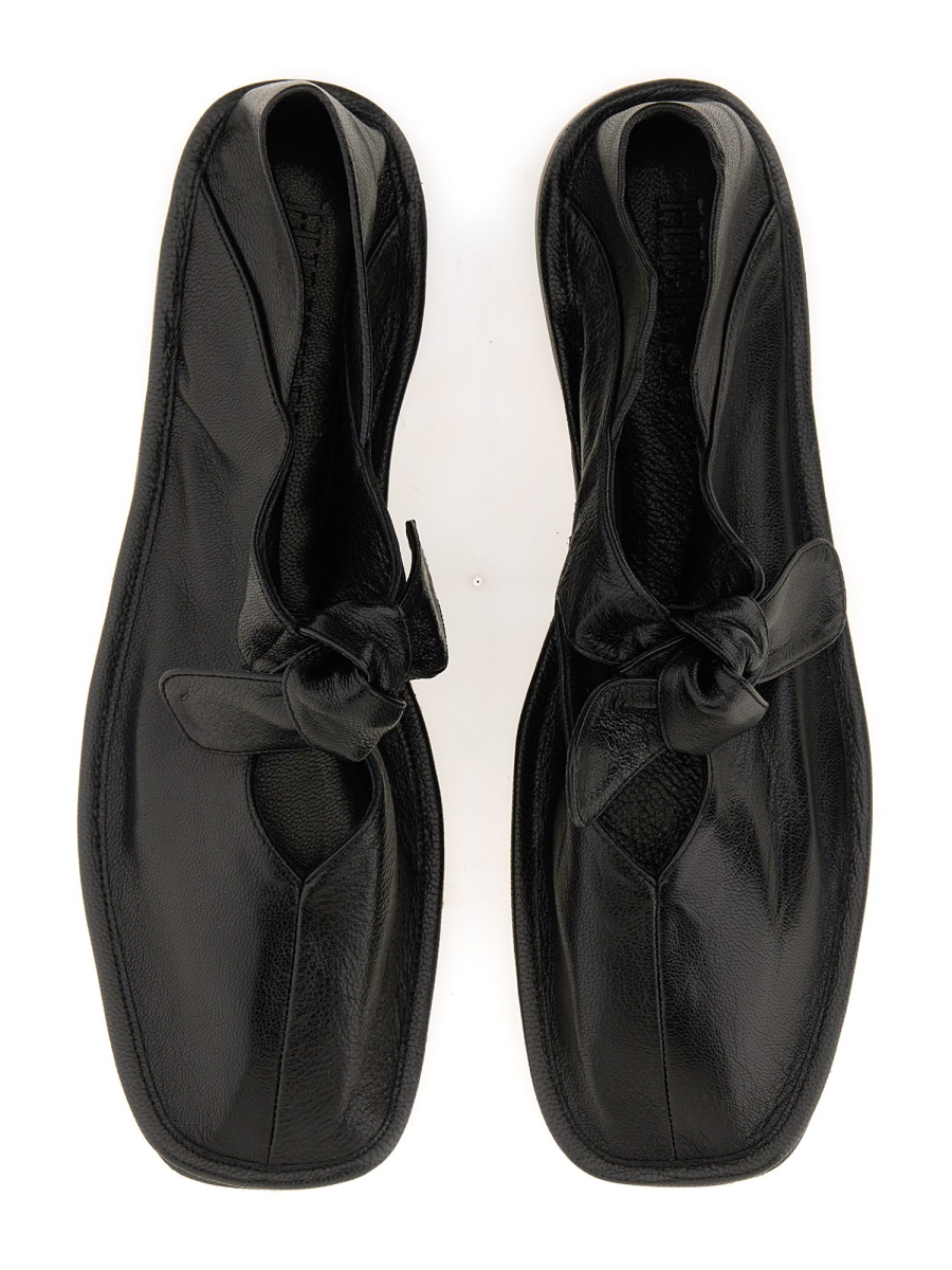 [HEREU] Flat shoes SS25 LLSSWFA24.001.1_BLACK