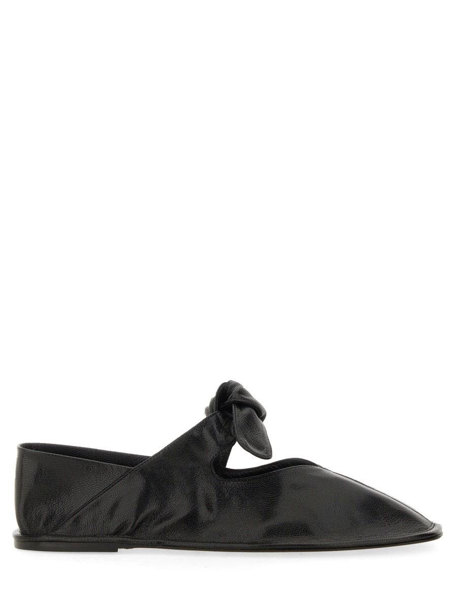 [HEREU] Flat shoes SS25 LLSSWFA24.001.1_BLACK