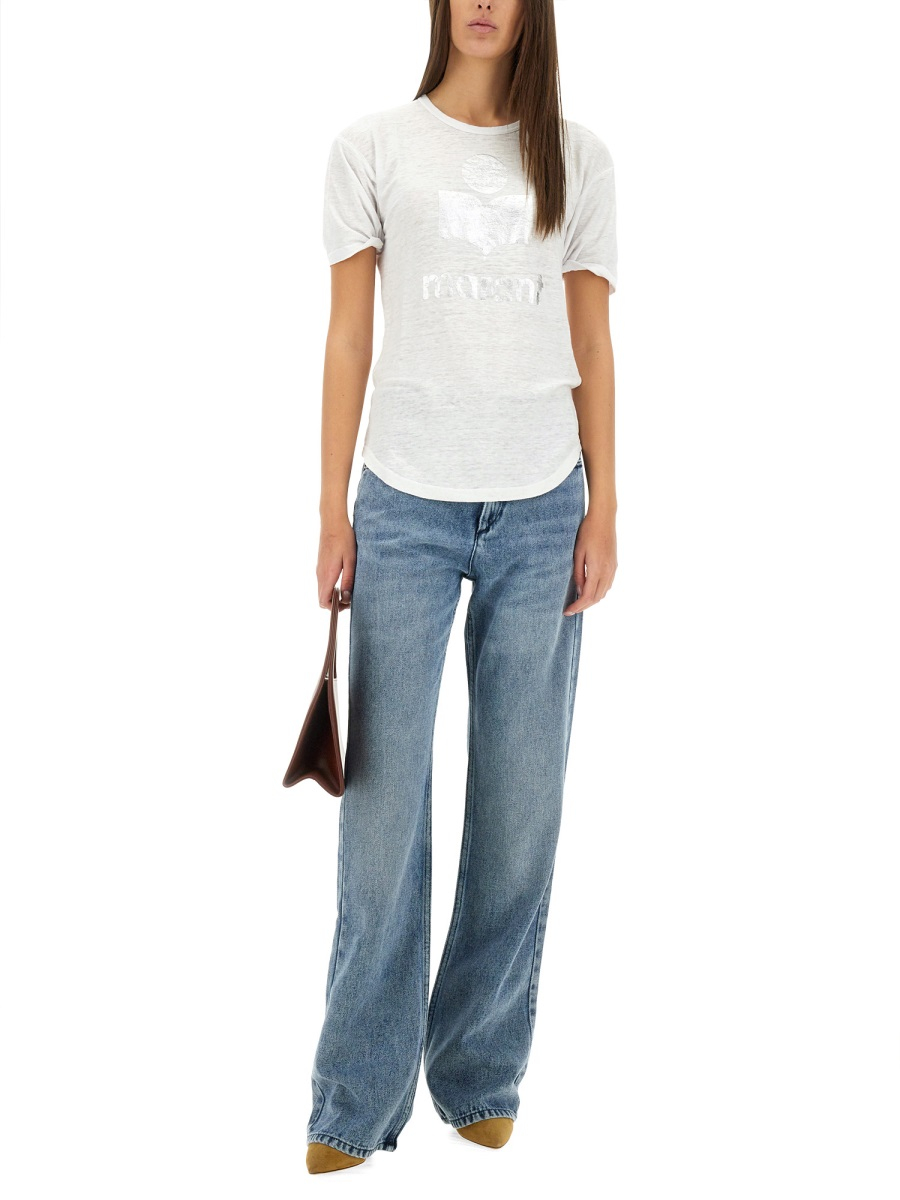 [Marant Etoile] T-shirts Short Sleeve SS25 TS0004FA_A1N10E20WH
