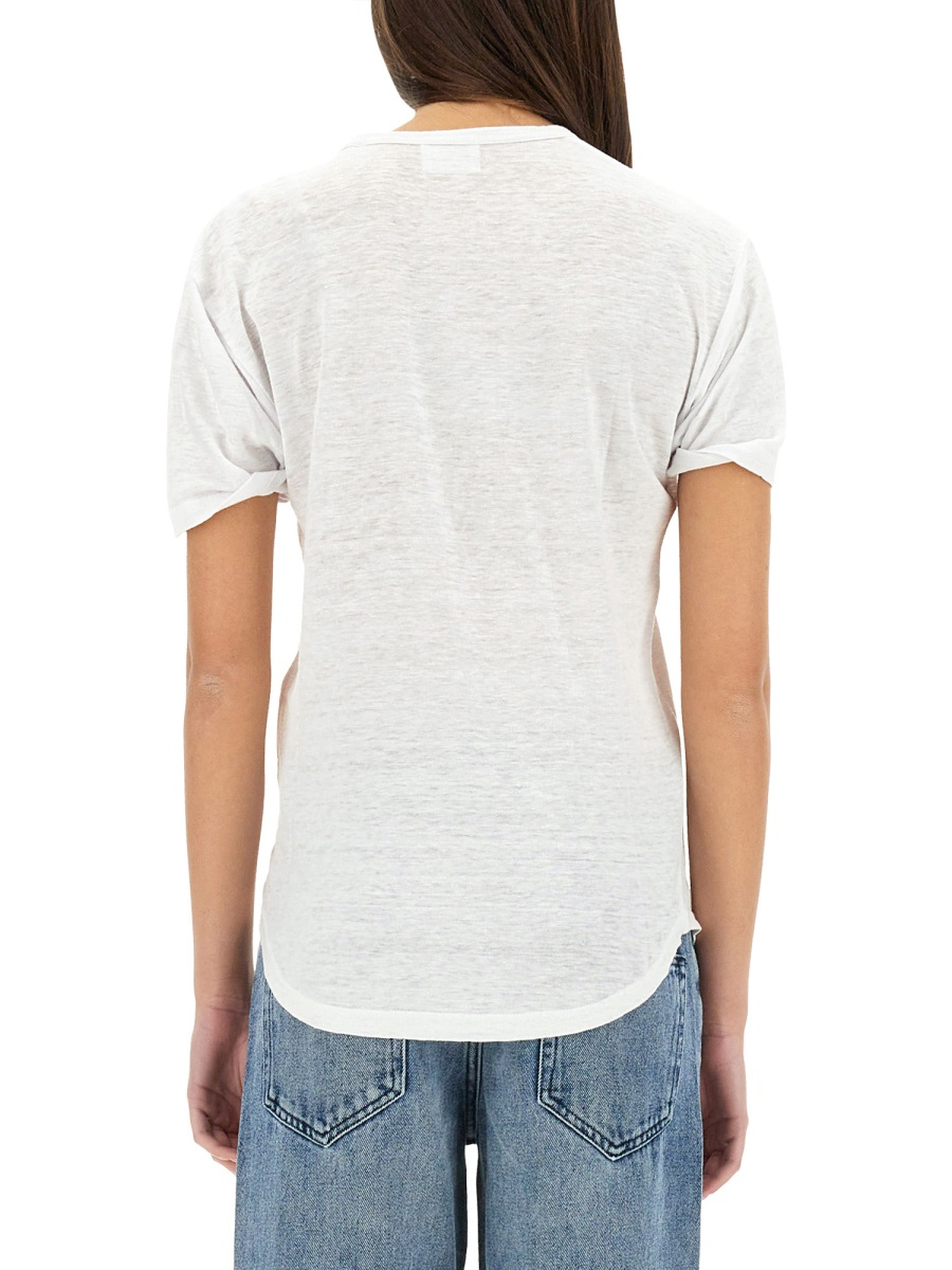 [Marant Etoile] T-shirts Short Sleeve SS25 TS0004FA_A1N10E20WH