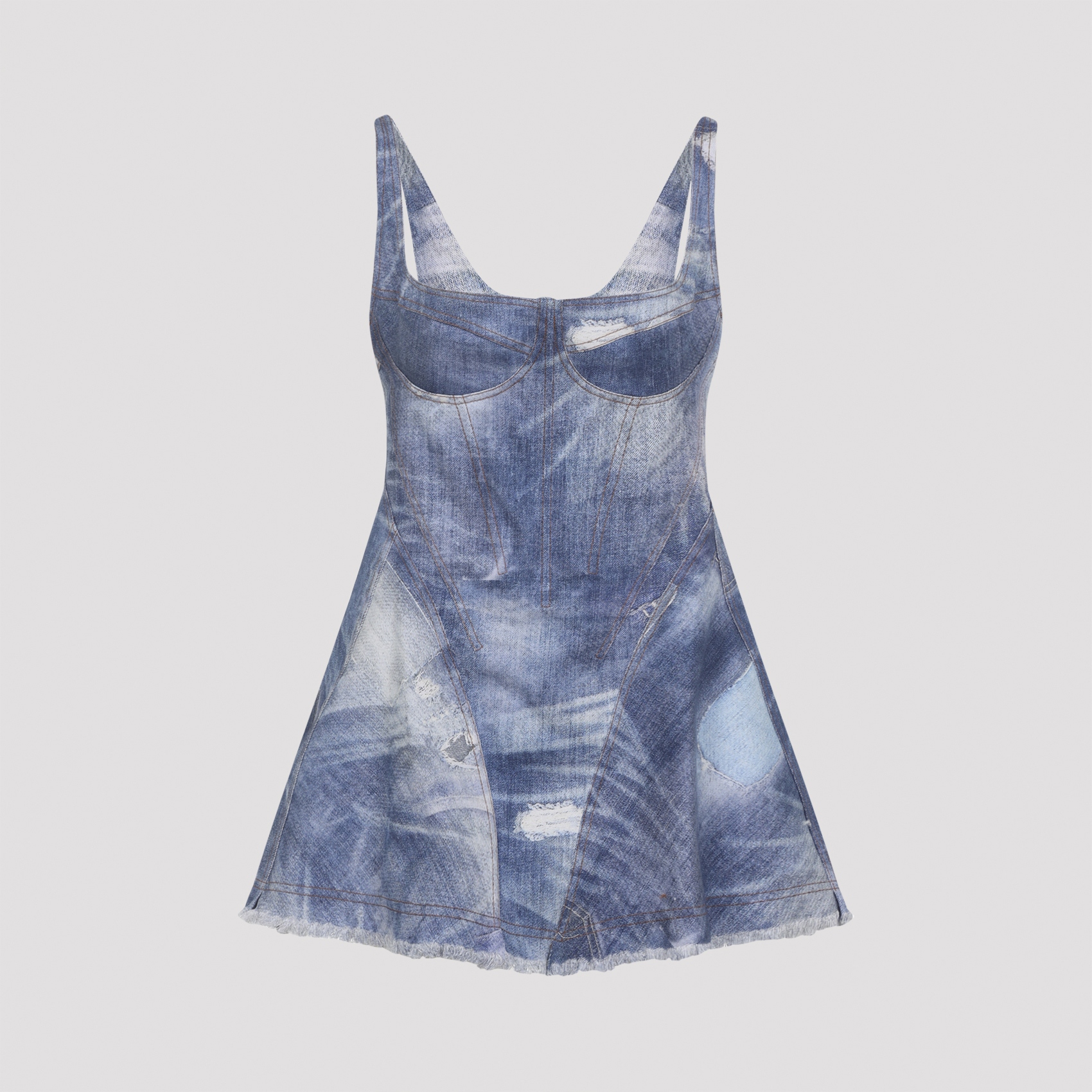 [ROBERTO CAVALLI] Sleeveless dress SS26 WQJ106.DAR71