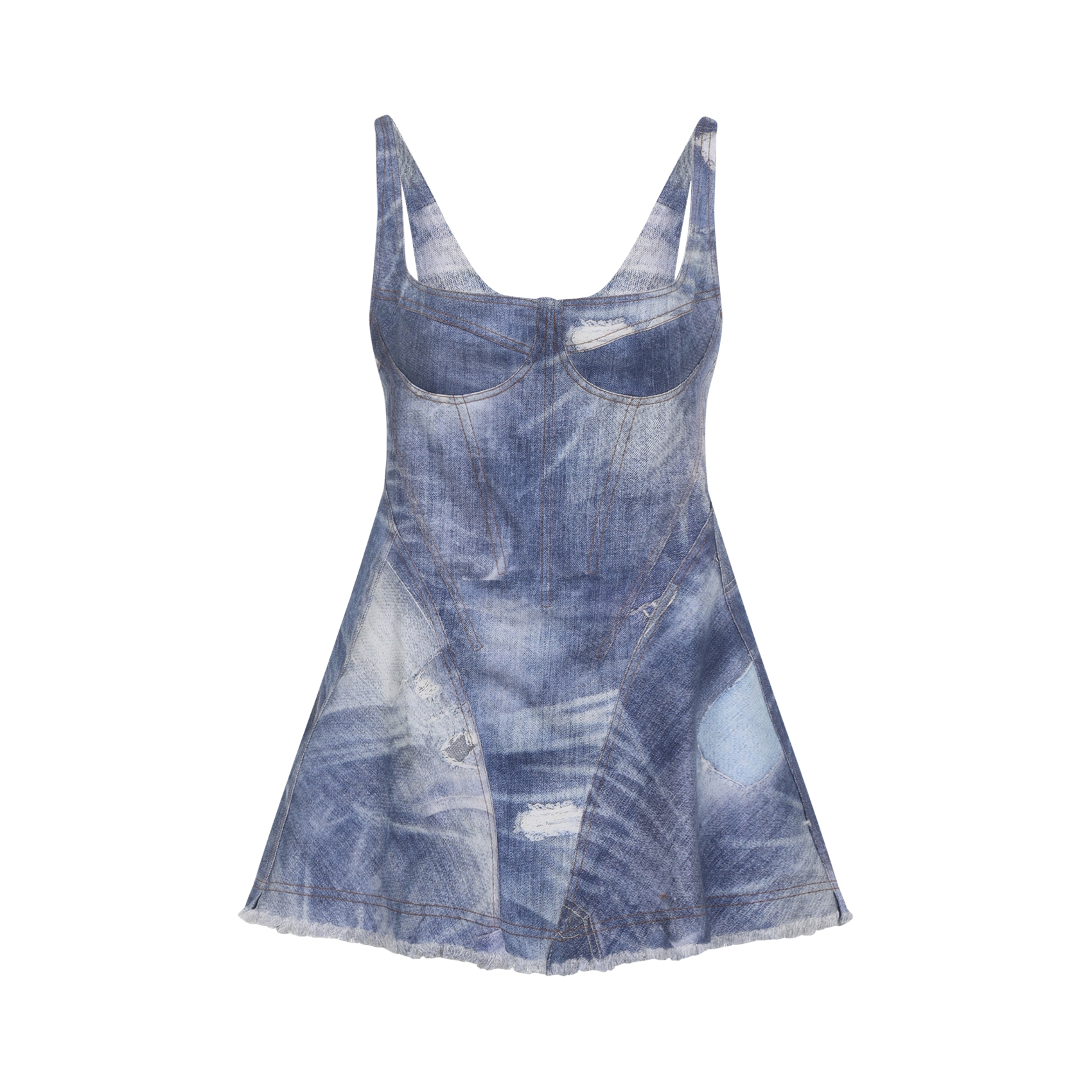 [ROBERTO CAVALLI] Sleeveless dress SS26 WQJ106.DAR71