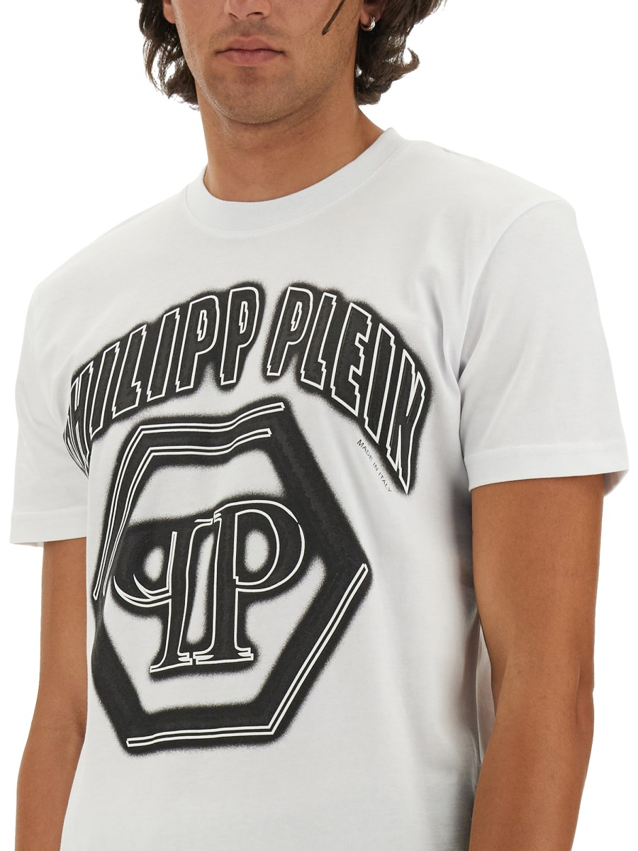 [Philipp Plein] T-shirts Short Sleeve FW24 MTK7449_PJY002N01