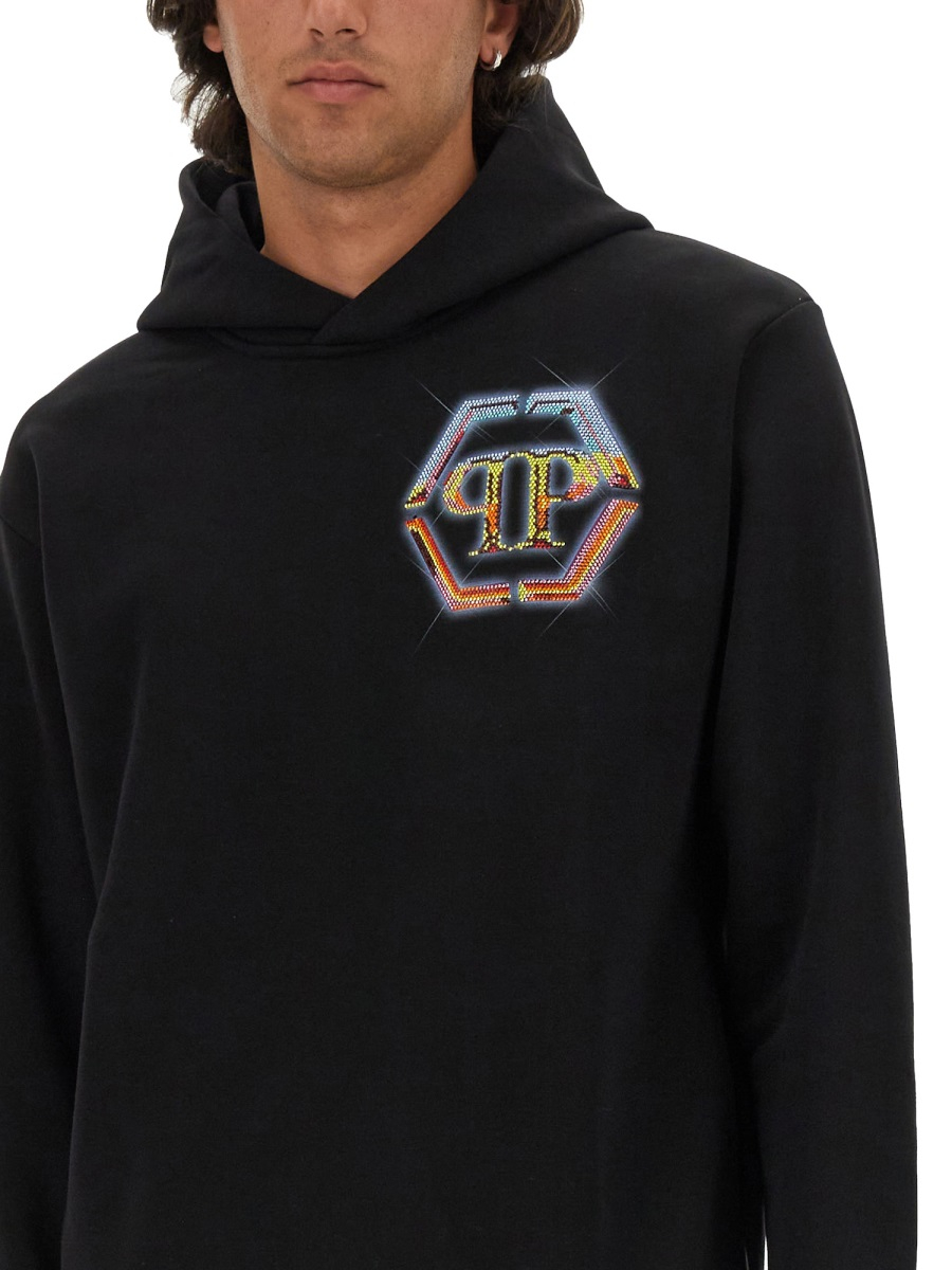 [Philipp Plein] Hoodie FW24 MJB3356_PJY002N02