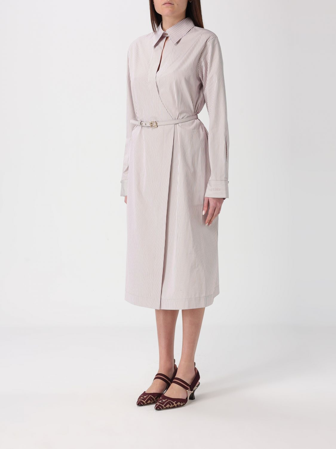 [Fendi] Long sleeve dress SS26 FDD515AVJX F1UKB