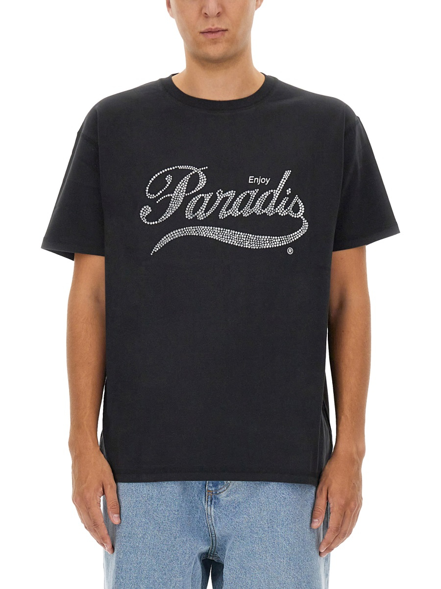 [3.paradis] T-shirts Short Sleeve FW24 AW2450_BLACK