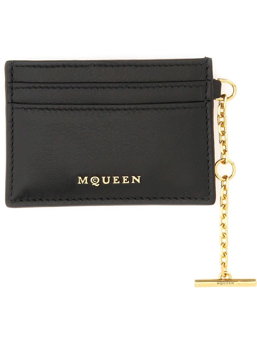 [Alexander McQueen] Wallet FW24 804434_1T1AG1000